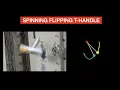 Modeling a Spinning and Flipping T-Handle With Spring Forces and Python
