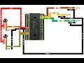 PIC16F877A microcontroller based LED blinking with blinking speed control using 2 push buttons
