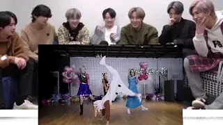BTS Reaction BLACKPINK How You Like That Frozen Version 