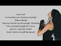 Nessa Barrett - Dear God (Lyrics)