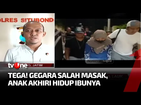 SADIS! Hanya karena Tidak Masak, Seorang Anak Tega Bunuh Ibunya