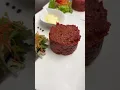 Caveau de Chamoson Menu tartare de boeuf avec entree dessert et Verre de bienvenue