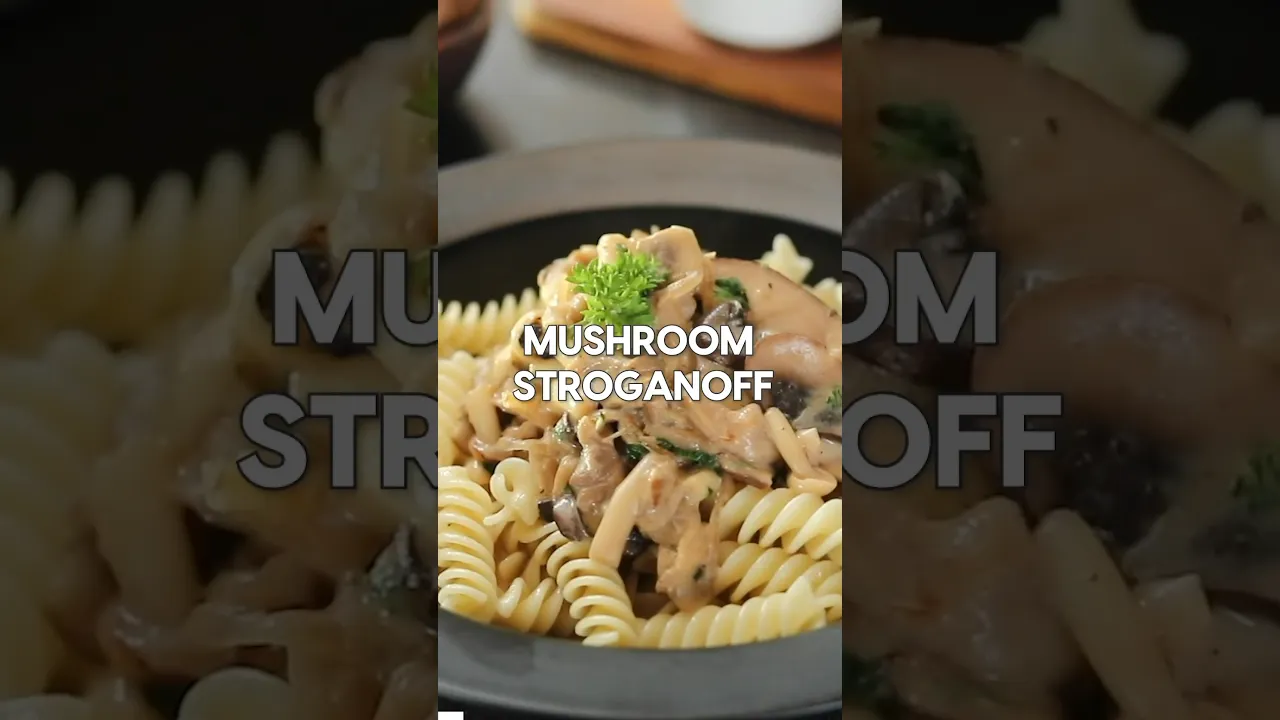 Are you excited to try this Mushroom Stroganoff ? #shorts #youtubeshorts #mushroomrecipes