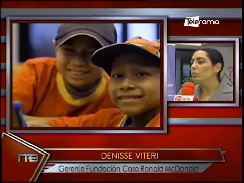 Programa Adopta una familia fund. Casa Ronald McDonald Ecuador