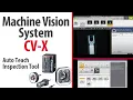 Machine Vision System Auto Teach Inspection Tool KEYENCE CV-X