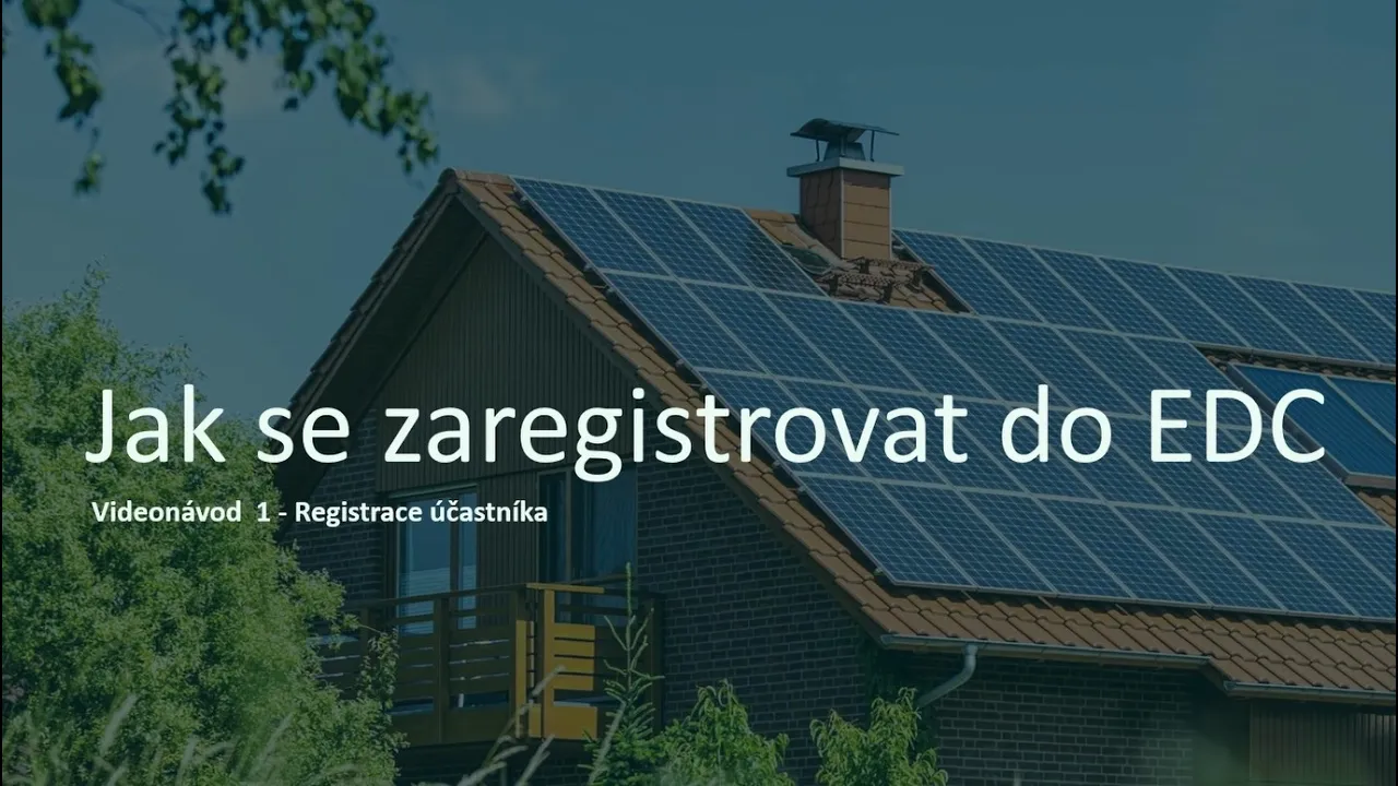 Jak registrovat v EDC