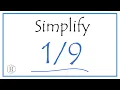 How to Simplify the Fraction