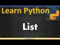List Indexing Slicing Modify Delete pop Functions Loops List function Learn Python