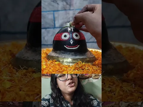 जगन्नाथ जी शिवलिंग पर😱 #trending #mahadev #jagannath #bholenath #trend #shorts