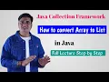 How to convert Array to List Java Program to Convert an Array into a List Java Array to List