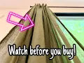 Melodieux Pinch Pleated Sheer Curtains 2 Panels 40x96 Inch Olive Green - Watch BEFORE buying