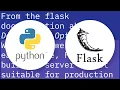 python flask threaded true not working