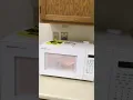 I am testing out this new Sharp carousel microwave heating up a tv dinner