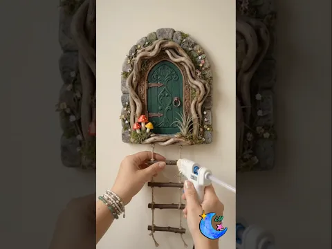 ¿Un portal mágico en tu propia pared? ✨  Ideal para darle un toque fantástico 🧚‍♀️🌿
