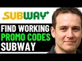 HOW TO GET BEST SUBWAY DISCOUNT PROMO CODES IN 2025 FULL GUIDE