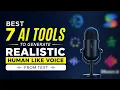 7 Best FREE AI Text-to-Speech Tools Generate Realistic Human Voice for Free 2026 English