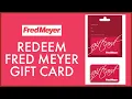 How to Redeem Fred Meyer Gift Card Online 2022 Using Fred Meyer Gift Card
