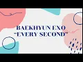 Baekhyun EXO - Every Second || Record of Youth Ost || Full Version with Lyric in Romanization