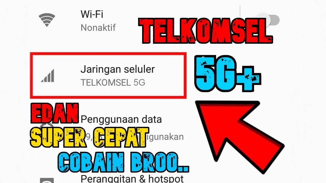 jaringan data internet telkomsel tidak muncul dan lambang 4g hilang di hp android