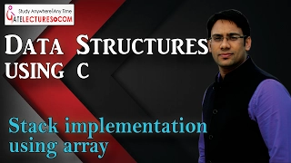 Data structures using C 76 stack implementation using array