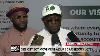 TINUBU REELECTION: DIRI, CITY BOY MOVEMENT ASSURE GRASSROOTS VOTES