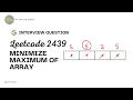 Minimize Maximum of Array - Leetcode 2439