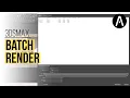 How to use Batch Render in 3ds max to render multiple cameras