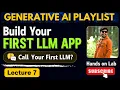 7 Build Your First LLM Q A Application in Python GenAI Playlist
