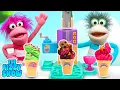 Download Lagu Fizzy \u0026 Phoebe Make Fun Play-Doh Ice Cream For Their Furry Friends | The Fizzy Show Videos