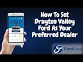 How To Set A Preferred Dealer On FordPass