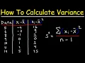 How To Calculate Variance