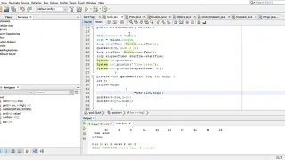 PROGRAM 4 QUICK SORT NetBeans