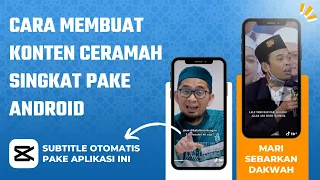 Download CARA MEMBUAT SUBTITLE VIDEO DAKWAH DI ANDROID UNTUK PEMULA - TUTORIAL BIKIN KONTEN CERAMAH SINGKAT MP3