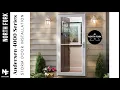 How to Install an Andersen Door 3000 4000 Series Storm Door Complete Tutorial