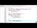 How to find even and odd elements in an array in C