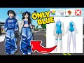 Brookhaven but I Can ONLY Wear BLUE ZEPETO Outfits