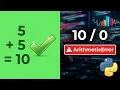 ArithmeticError in Python What is Arithmetic Error