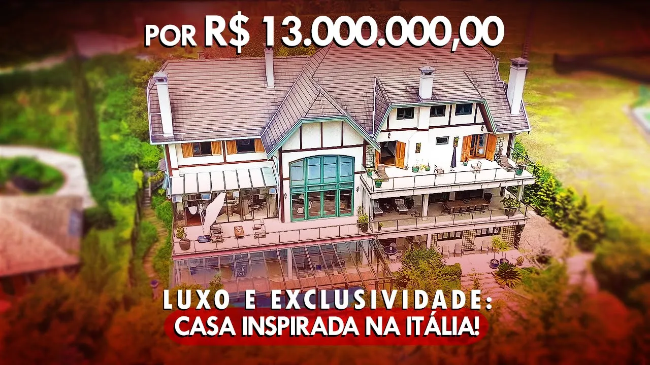 Video do Imóvel: Casa com 7 dormitórios à venda, 1070 m² por R$ 13.000.000 - Fonte Simão - Campos do Jordão/SP