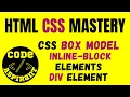 css box model inline block div elements