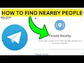 How To Find People Nearby on Telegram EASY