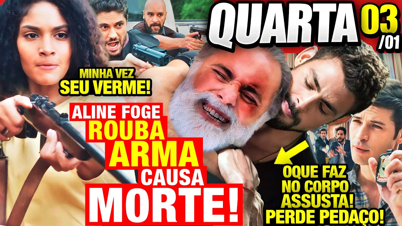 TERRA E PAIXÃO - Capítulo de hoje 03/01 QUARTA - Resumo Completo da Novela Terra e Paixão Hoje