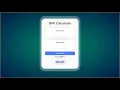How to Make BMI Calculator Using HTML CSS And JS codingissoeasy