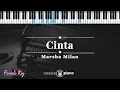 Download Lagu Cinta - Marsha Milan | KARAOKE PIANO - FEMALE KEY