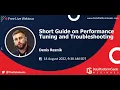 Short Guide on Performance Tuning and Troubleshooting by Denis Reznik