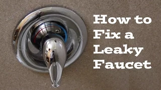 How to replace a Moen Cartridge and fix a leaky bathtub faucet Fix it tutorials