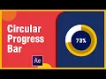 Create Circular Progress Bars in After Effects Motion Graphics Tutorial