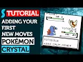 TUTORIAL ADDING NEW MOVES in Pokemon Crystal