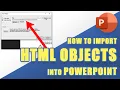 Download Lagu [TUTORIAL] How to (Easily) IMPORT HTML Objects Into PowerPoint