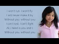 Angelica Hale - Without You America s Got Talent