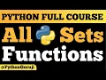 Mastering Sets in Python Complete Guide